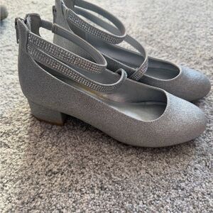 Copper Key Shimmering Silver Kids' Heels